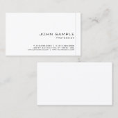 Professionele Moderne Schone Sjabloon Semi Gloss Visitekaartje (Voorkant / Achterkant)