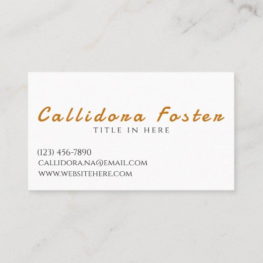 Professionele moderne schone typografie Monogram v Visitekaartje (Achterkant)