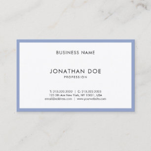 Professionele moderne slanke modieuze Top Plain Visitekaartje