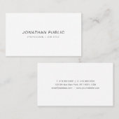 Professionele Moderne Slanke Sjabloon Trendy Elega Visitekaartje (Voorkant / Achterkant)