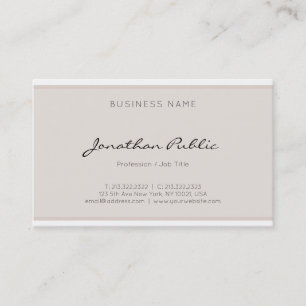 Professionele, moderne, slimme legante, minimalist visitekaartje