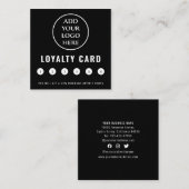 Professionele, moderne sociale media Business Logo Klantenkaartje (Voorkant / Achterkant)