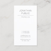 Professionele, moderne, stijlvolle laptop in luxe visitekaartje (Achterkant)