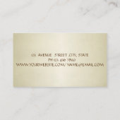 Professionele moderne stijlvolle lips-lipstick visitekaartje (Achterkant)