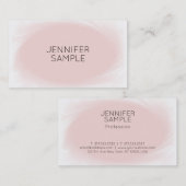 Professionele Moderne Stijlvolle Minimalistische B Visitekaartje (Voorkant / Achterkant)