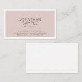 Professionele Moderne Stijlvolle Minimalistische D Visitekaartje (Voorkant / Achterkant)