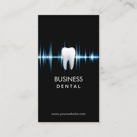 Professionele moderne tandheelkundige benoeming afsprakenkaartje (Voorkant)