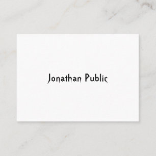 Professionele Moderne Trendy Handschrift Sjabloon Visitekaartje