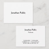 Professionele Moderne Trendy Handschrift Sjabloon Visitekaartje (Voorkant / Achterkant)