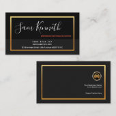 Professionele moderne tweekleurentrekker Taxi Chau Visitekaartje (Voorkant / Achterkant)