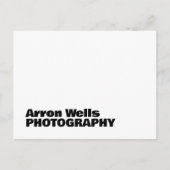 Professionele moderne vet typografie QR-code Briefkaart (Voorkant)