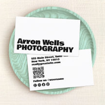Professionele moderne vet typografie QR-code