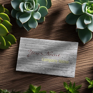 Professionele  moderne Visitekaartjes van hout