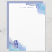 Professionele moderne Waterverf — Persoonlijke art (Voorkant / Achterkant)