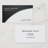 Professionele, moderne, witte computerreparatie visitekaartje (Voorkant / Achterkant)