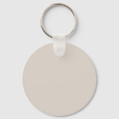 Professionele, moderne zakelijke Logo beige Sleutelhanger (Achterkant)