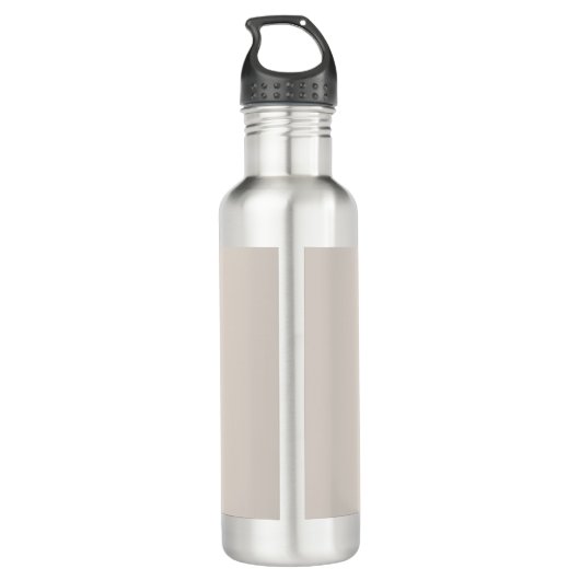 Professionele, moderne zakelijke Logo beige Waterfles (Achterkant)