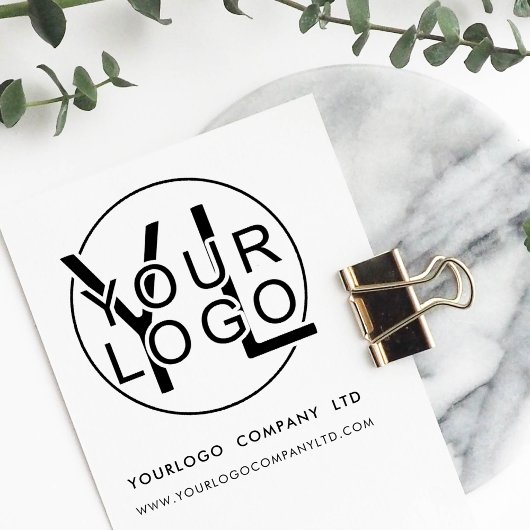 Professionele moderne zakelijke Logo Corporate Bas Rubberstempel