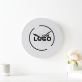 Professionele moderne zakelijke Logo grijs Grote Klok (Huis)