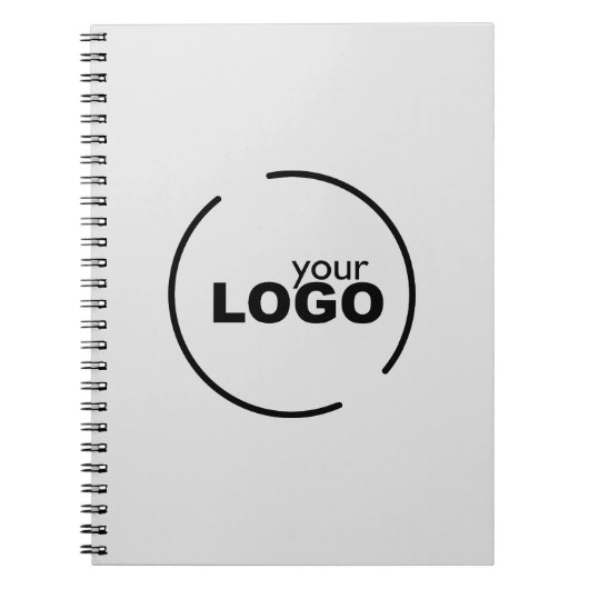 Professionele moderne zakelijke Logo grijs Notitieboek (Voorkant)