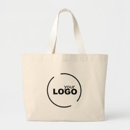 Professionele moderne zakelijke Logo Grote Tote Bag