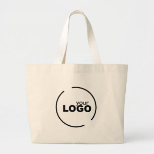Professionele moderne zakelijke Logo Grote Tote Bag