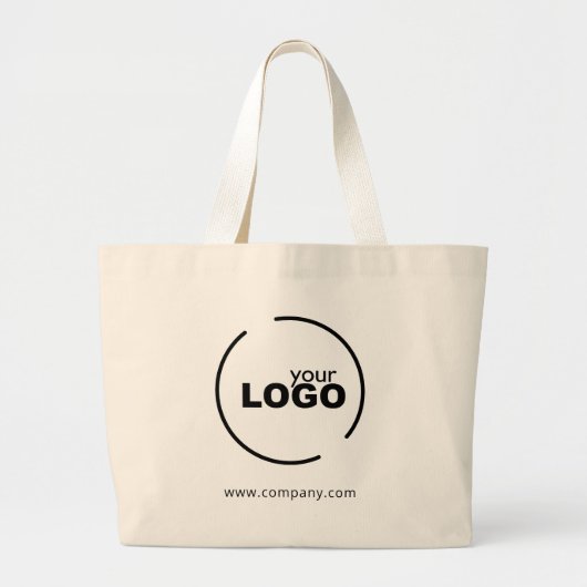 Professionele moderne zakelijke Logo Grote Tote Bag (Voorkant)