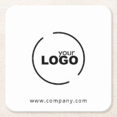 Professionele moderne zakelijke Logo Kartonnen Onderzetters (Voorkant)