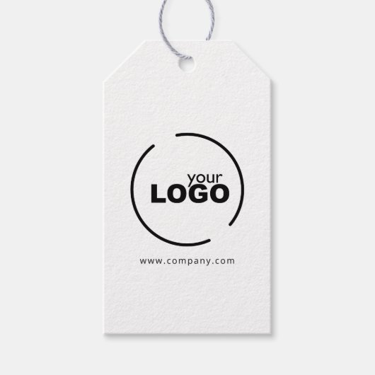 Professionele, moderne zakelijke Logo Labels Cadeaulabel (Voorkant)