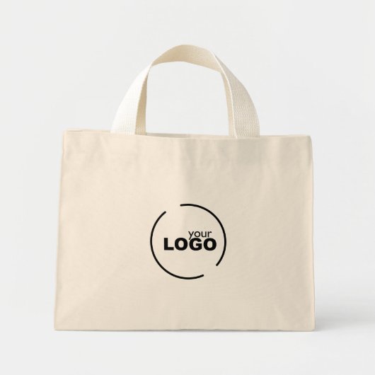 Professionele moderne zakelijke Logo Mini Tote Bag (Voorkant)