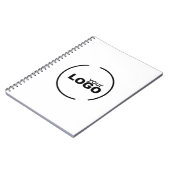 Professionele moderne zakelijke Logo Notitieboek (Linkerzijde)