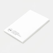 Professionele moderne zakelijke Logo Post-it® Notes (Schuin)