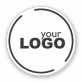 Professionele moderne zakelijke Logo Sticker (Voorkant)