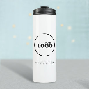Professionele moderne zakelijke Logo Thermosbeker