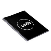 Professionele, moderne zakelijke Logo zwart Notitieboek (Rechterzijde)