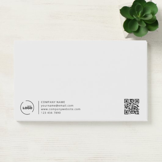 Professionele Moderne zakelijke QR-code voor profe Post-it® Notes (Kantoor)