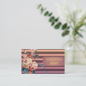 Professionele Moderne zoete bloemen Visitekaartje (Staand voorkant)