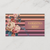 Professionele Moderne zoete bloemen Visitekaartje (Voorkant)