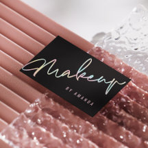 Professionele Moderne Zwarte Make-up Artiest