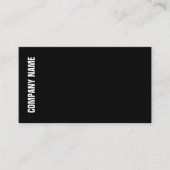 Professionele moderne zwarte witte Sjabloon met el Visitekaartje (Voorkant)