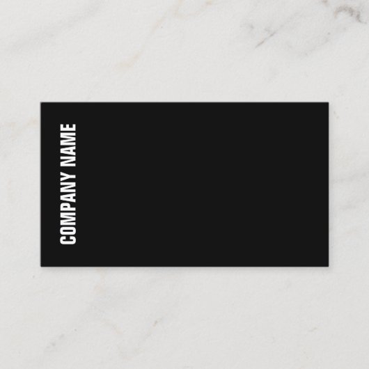 Professionele moderne zwarte witte Sjabloon met el Visitekaartje (Voorkant)