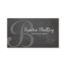 Professionele monogram Elegant Real Estate Chalk.