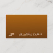 Professionele Monogram Elegante Moderne Parel Luxe Visitekaartje (Voorkant)