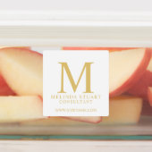 Professionele monogram- en bedrijfslabels labels (Aangebracht)