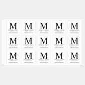 Professionele monogram en naam labels (Vel)