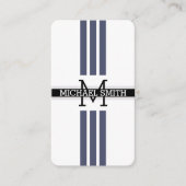 Professionele monogram Moderne Onafhankelijkheidss Visitekaartje (Voorkant)