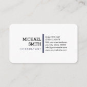 Professionele monogram Moderne Onafhankelijkheidss Visitekaartje (Achterkant)