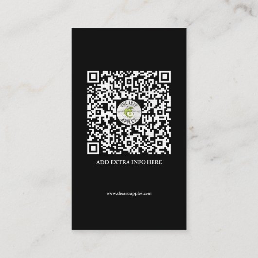 Professionele monteur met moersleutel en sleutel visitekaartje (Achterkant)