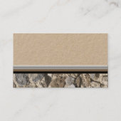 Professionele muur met foto's aan de muur visitekaartje (Achterkant)