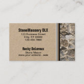 Professionele muur met foto's aan de muur visitekaartje (Voorkant)